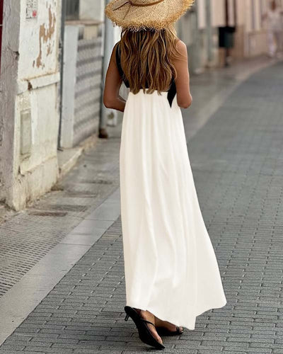 SIENNA | Robe Élégante avec Dos Dégagé et Col Croisé à la Mode