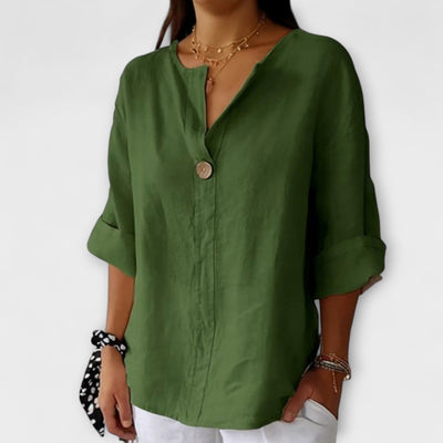 Nicole – Blouse élégante avec décolleté en V
