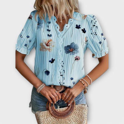 Emily – Blouse tendance à col en V