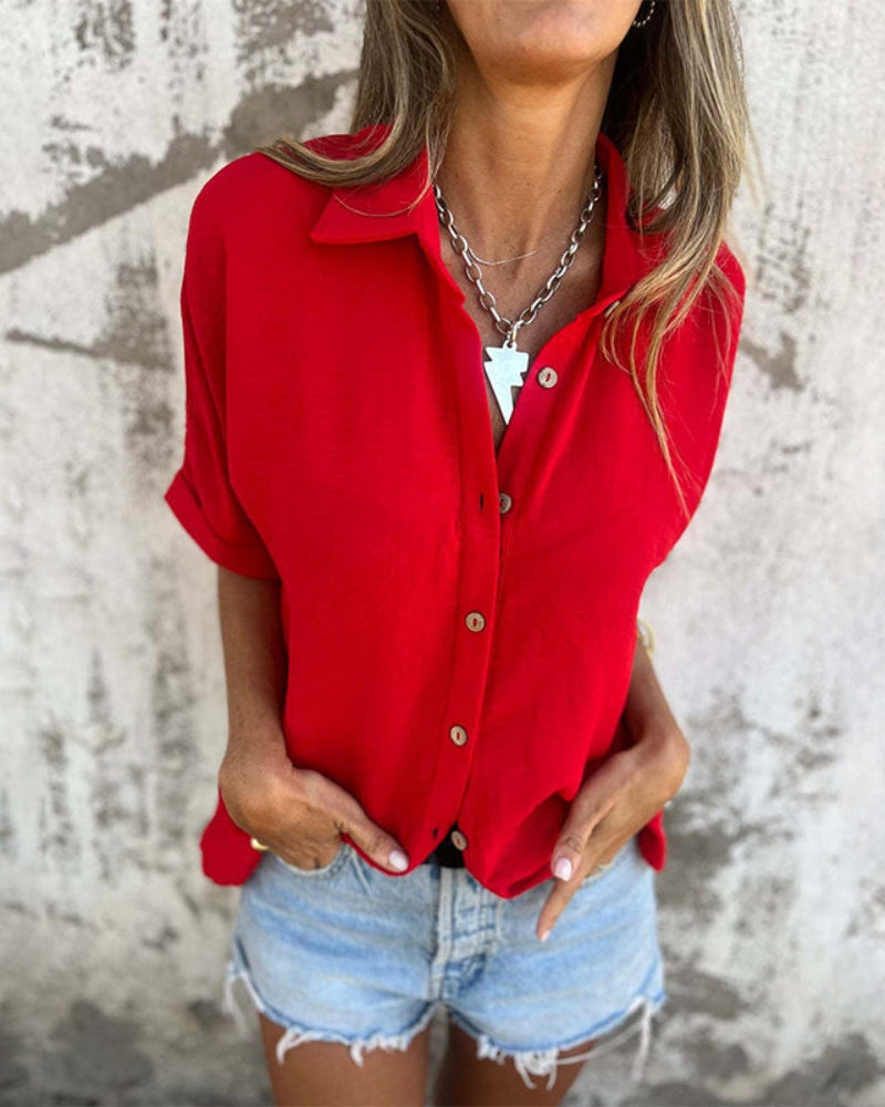 Sirena | Chemise Décontractée avec Couleur et Style – Pour une Élégance Sans Effort