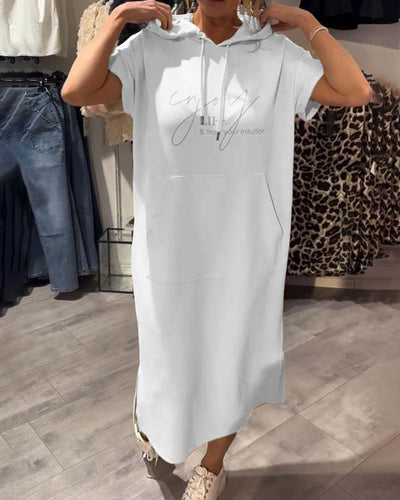 Saskia™ | Robe Hoodie Décontractée