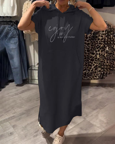 Saskia™ | Robe Hoodie Décontractée