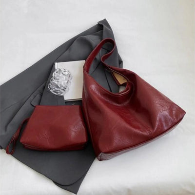 Womenbag Olive | Sac À Provisions En Cuir