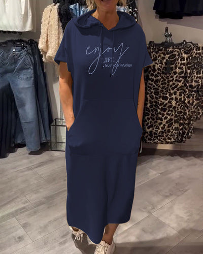 Saskia™ | Robe Hoodie Décontractée