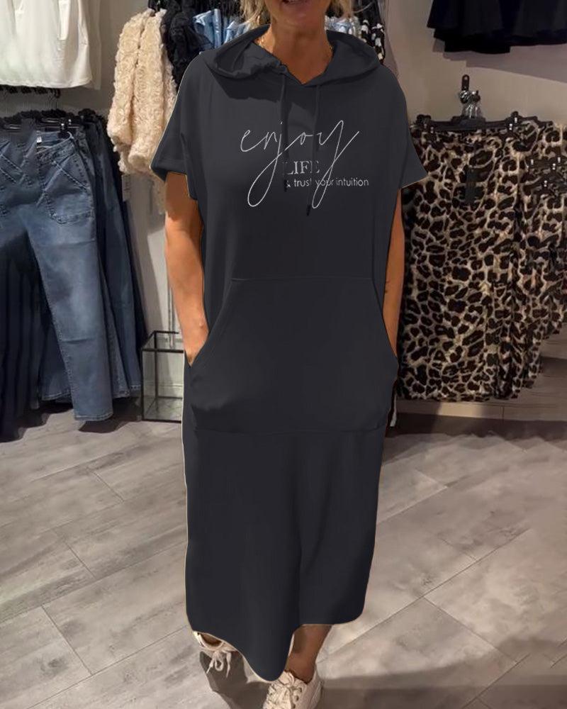 Saskia™ | Robe Hoodie Décontractée