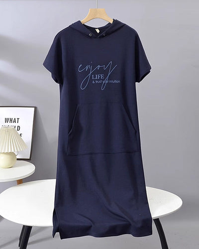 Saskia™ | Robe Hoodie Décontractée