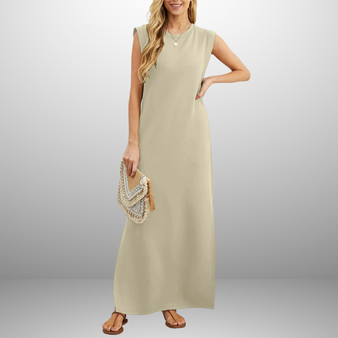 EMMA | Robe Longue Fluide Anti-Froissement