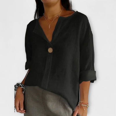 Nicole – Blouse élégante avec décolleté en V