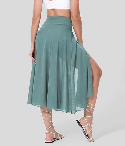 Livan | Jupe 2-en-1 taille haute