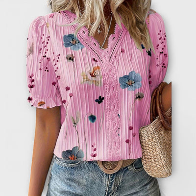 Emily – Blouse tendance à col en V