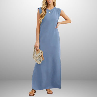 EMMA | Robe Longue Fluide Anti-Froissement