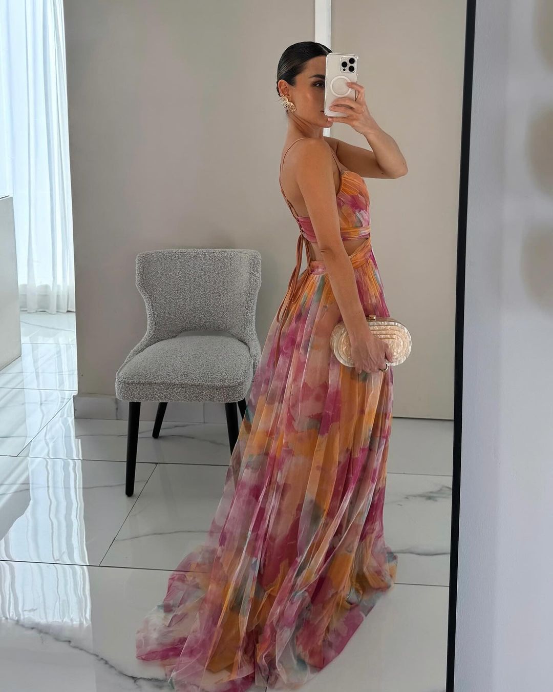 Giselle - Robe maxi fleurie envoûtante