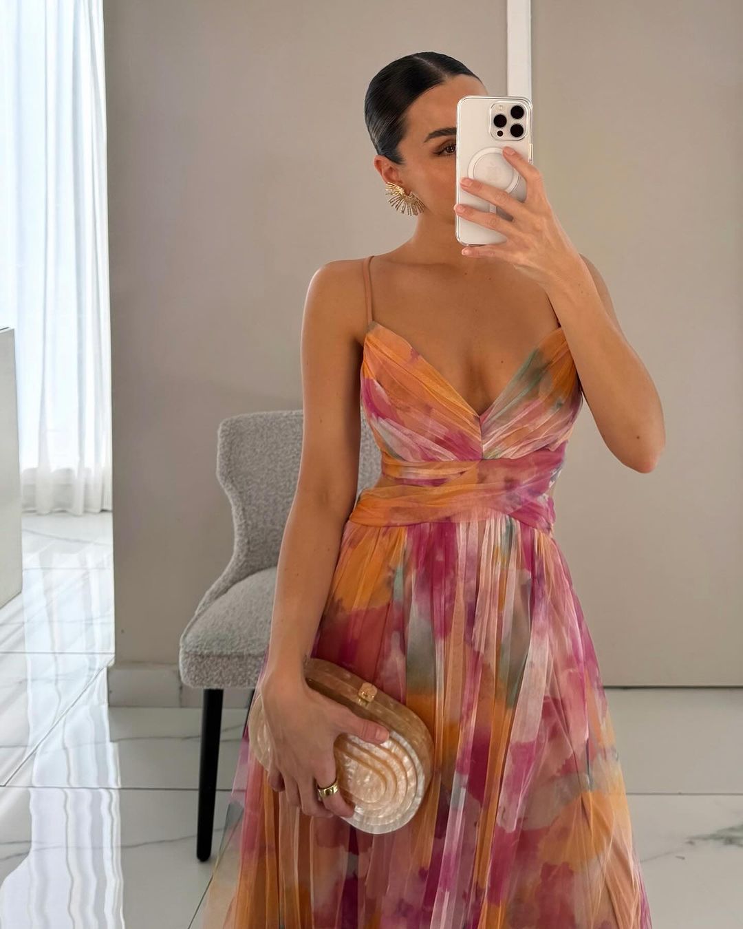 Giselle - Robe maxi fleurie envoûtante