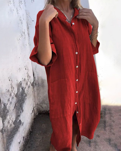 Melanie™ | Robe Chemise Casual Style Ibiza