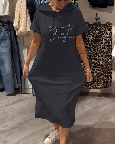 Saskia™ | Robe Hoodie Décontractée