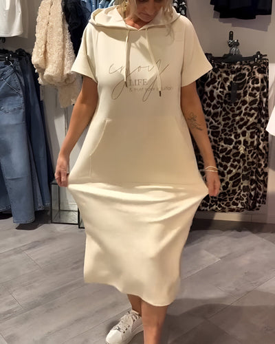 Saskia™ | Robe Hoodie Décontractée