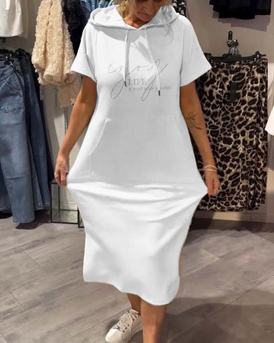 Saskia™ | Robe Hoodie Décontractée