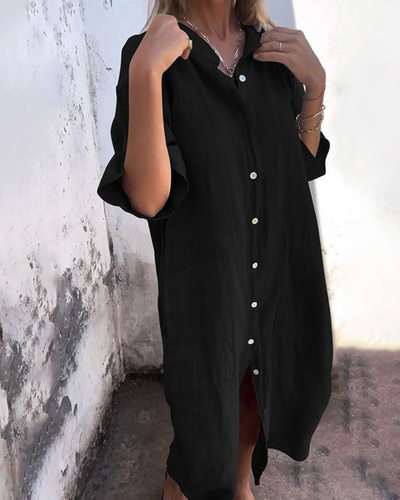 Melanie™ | Robe Chemise Casual Style Ibiza