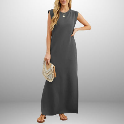 EMMA | Robe Longue Fluide Anti-Froissement