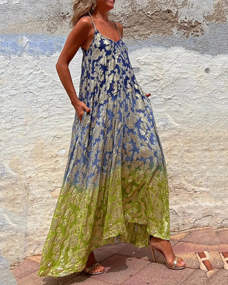 EREDES - ROBE AVEC IMPRIMÉ BOHO
