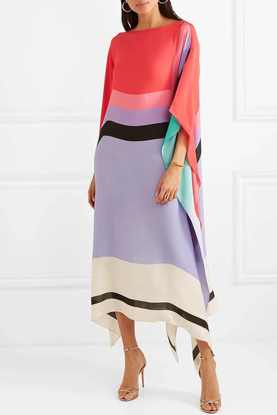 Iria | Caftan Élégant avec Imprimé Géométrique