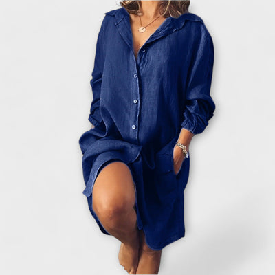Blouse en lin décontractée pour le quotidien