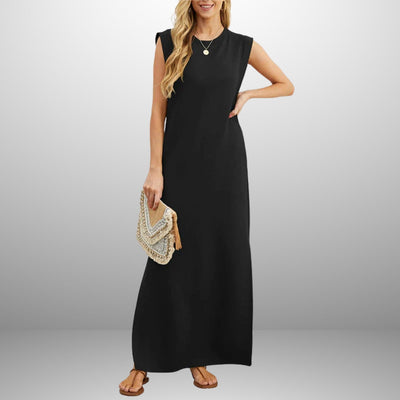 EMMA | Robe Longue Fluide Anti-Froissement