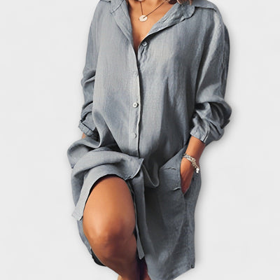 Blouse en lin décontractée pour le quotidien