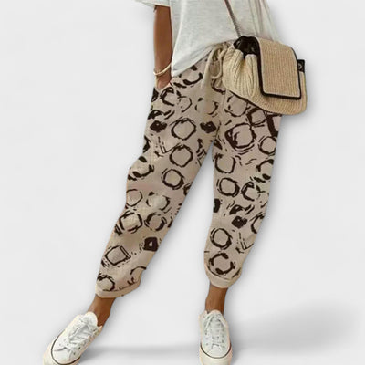 Burga - Pantalon confortable en coton et lin