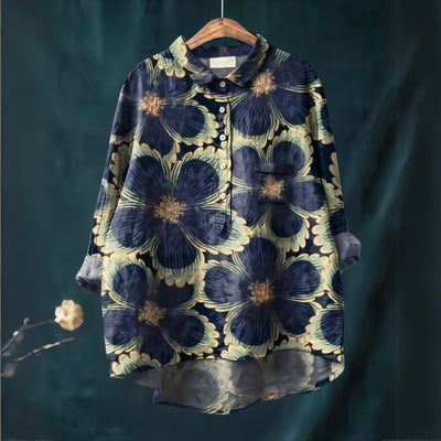 Lila - Chemisier à Imprimé Floral Romantique
