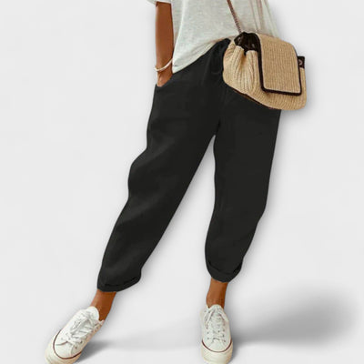 Bibi – Pantalon en lin à la fois tendance et décontracté
