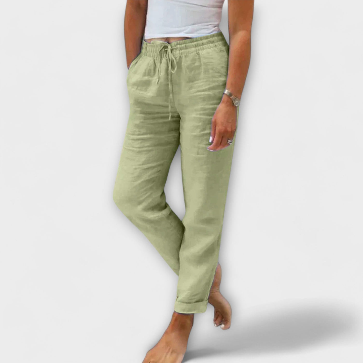 Stacy – Pantalon léger en lin