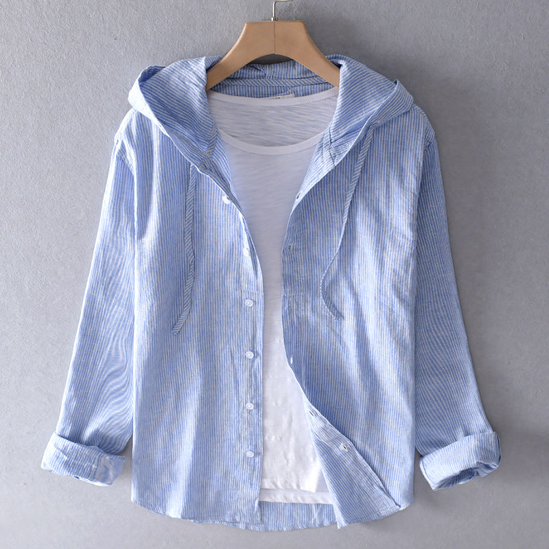 Elena | Chemise à capuche légère