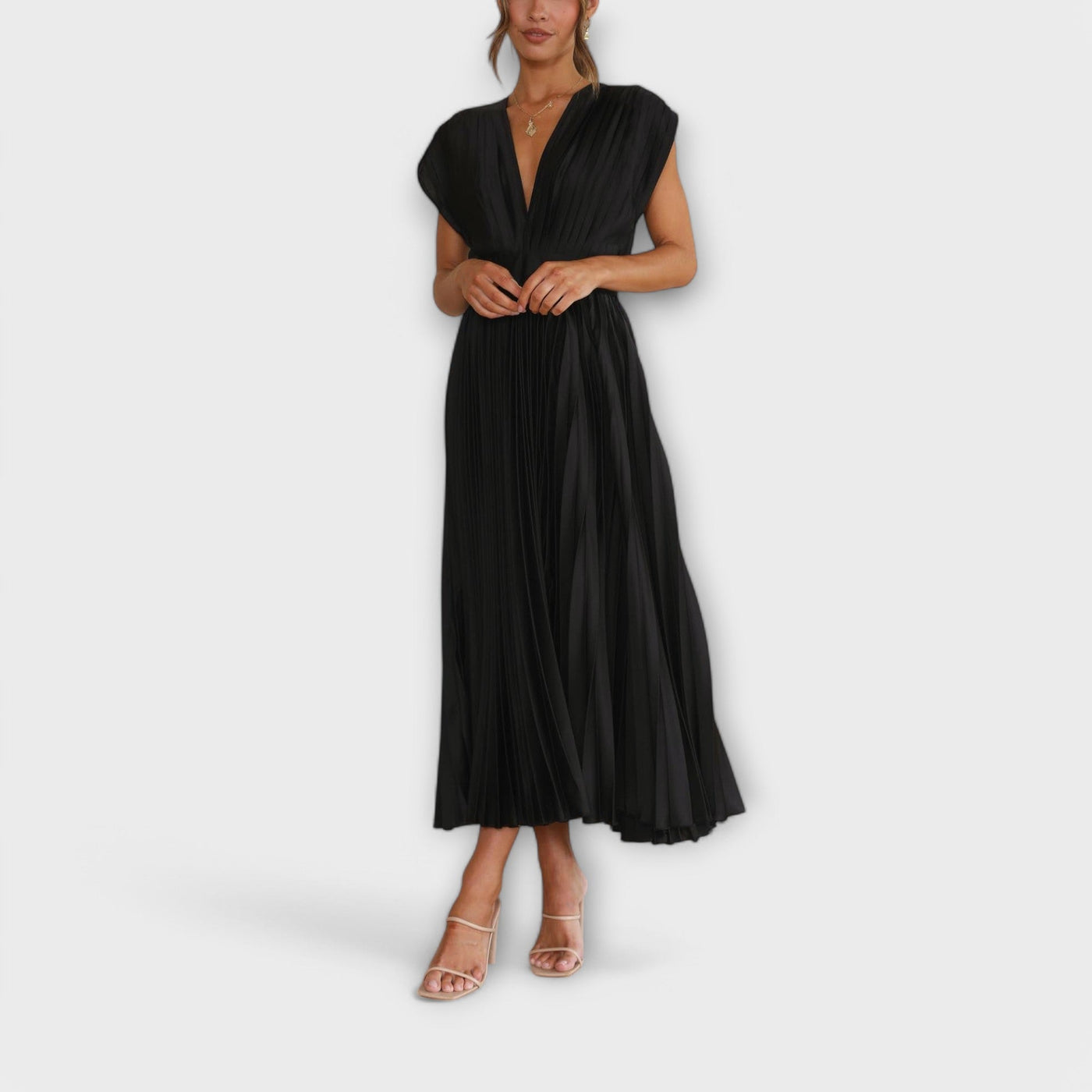 Maria – Robe plissée élégante