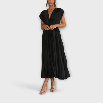 Maria – Robe plissée élégante