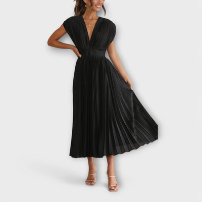 Maria – Robe plissée élégante