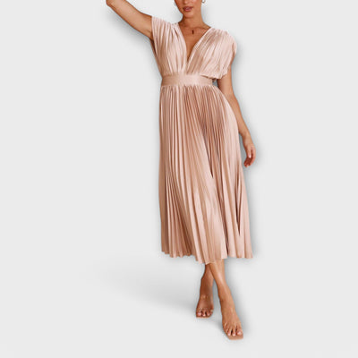 Maria – Robe plissée élégante