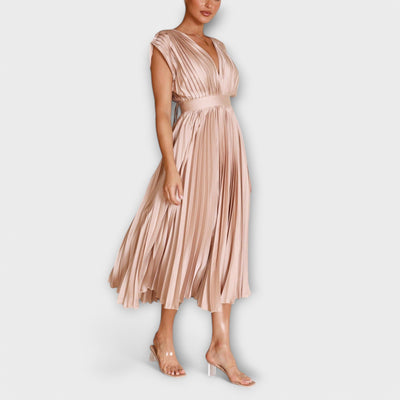 Maria – Robe plissée élégante