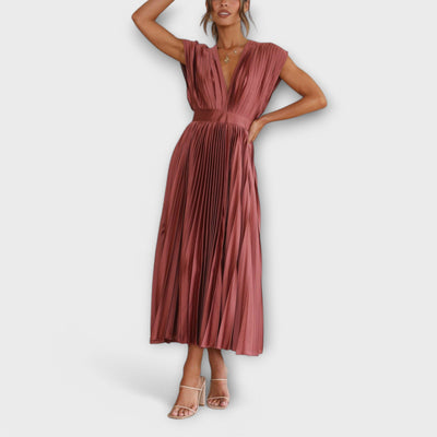 Maria – Robe plissée élégante
