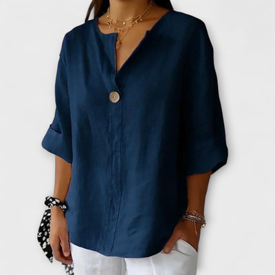 Nicole – Blouse élégante avec décolleté en V