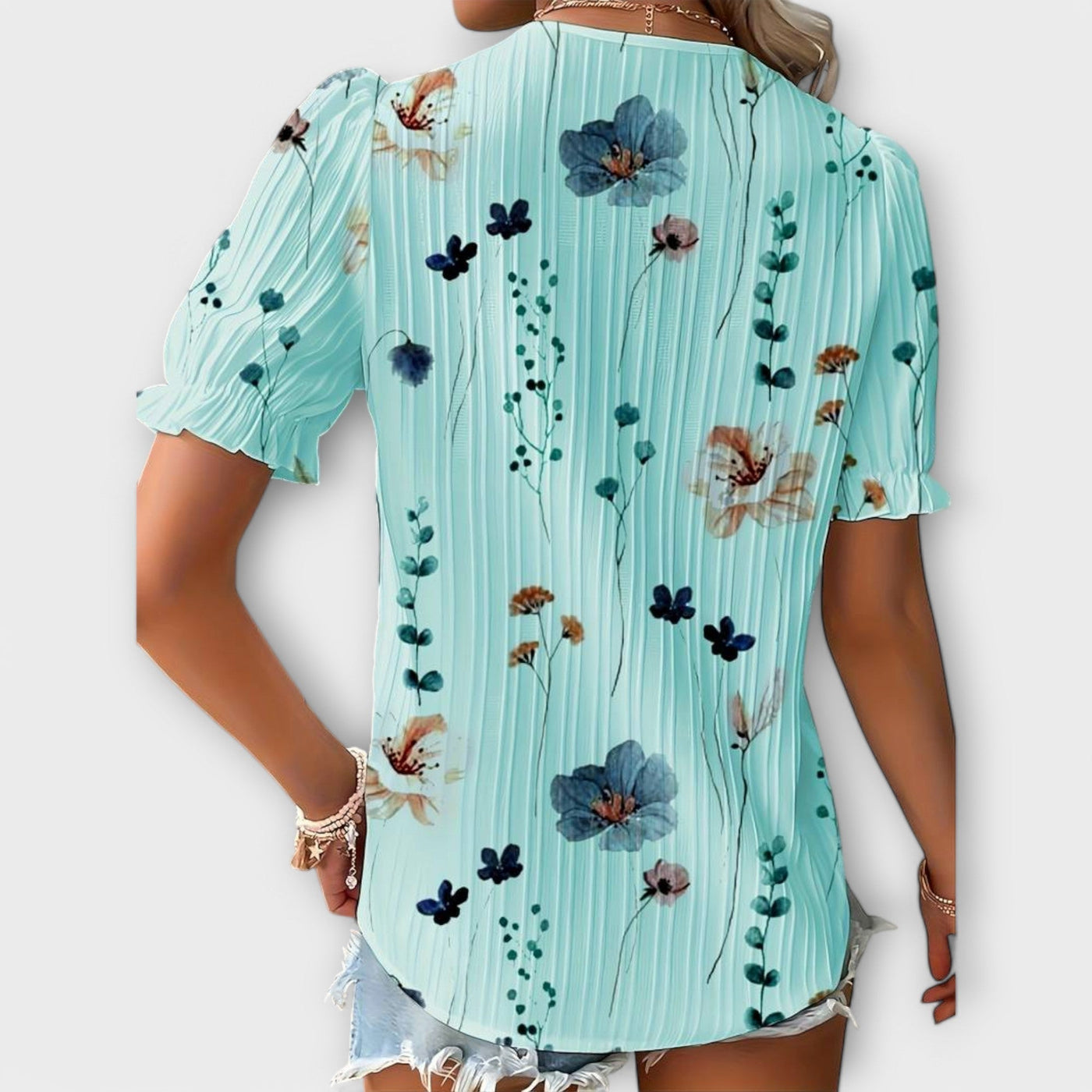 Emily – Blouse tendance à col en V