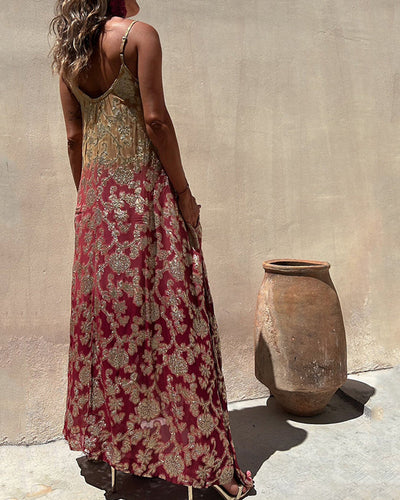 EREDES - ROBE AVEC IMPRIMÉ BOHO