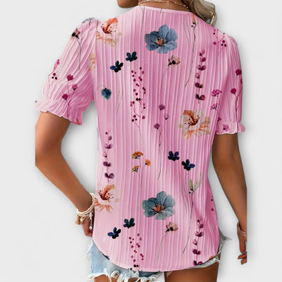 Emily – Blouse tendance à col en V
