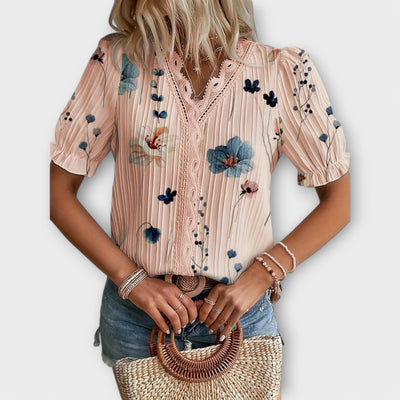 Emily – Blouse tendance à col en V
