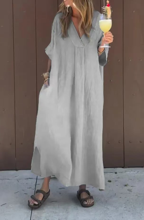 SAENE - ROBE CASUAL EN COTON