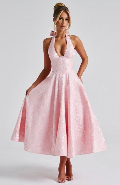 Ara | Robe midi avec décolleté dos nu