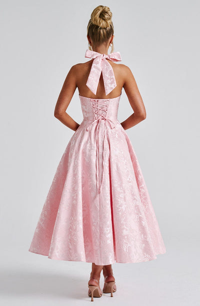 Ara | Robe midi avec décolleté dos nu