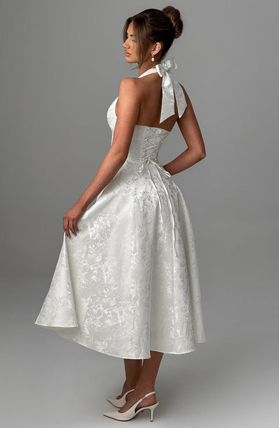 Ara | Robe midi avec décolleté dos nu