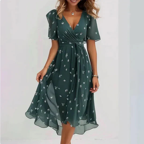 Matilde™  | Robe Maxi Élégante avec Décolleté en V