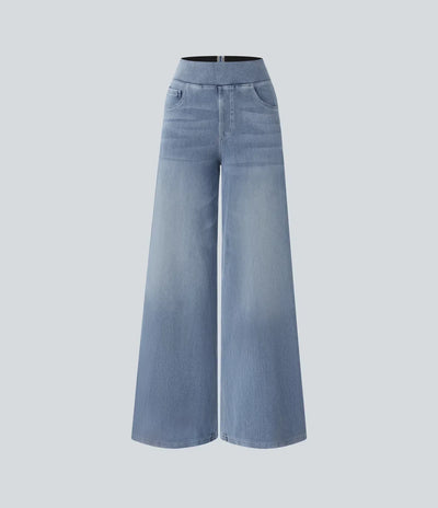 Evie | Pantalon confortable à taille haute et élastique